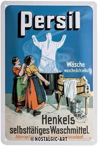 Persil Henkel Vintage Blechschild 20 x 30 cm
